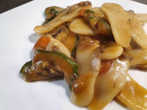 Gnocchi di riso con verdure