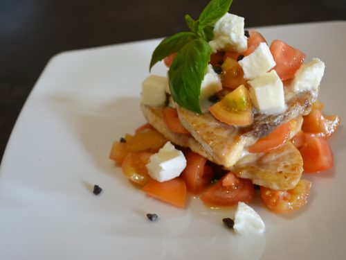 Caprese di pesce spada