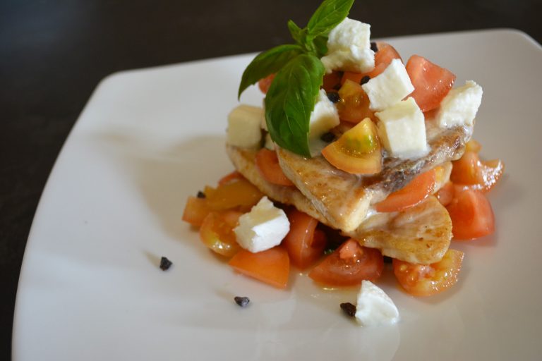 Caprese di pesce spada