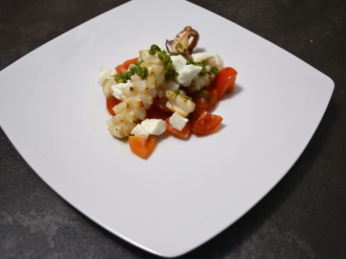 Shabu shabu di calamaro con bufala