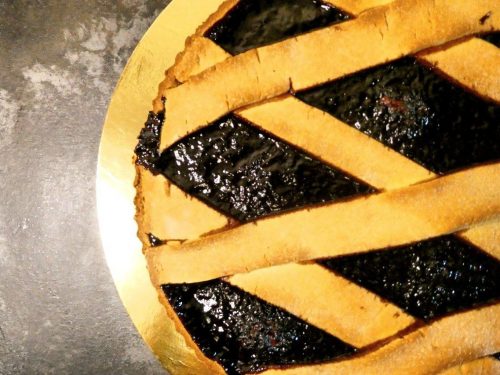 Crostata alla marmellata di uva