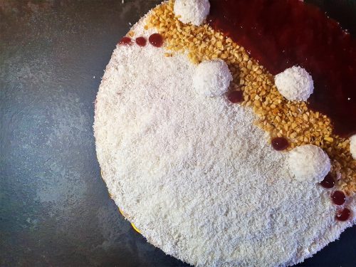 Coconutcake con marmellata di fragole