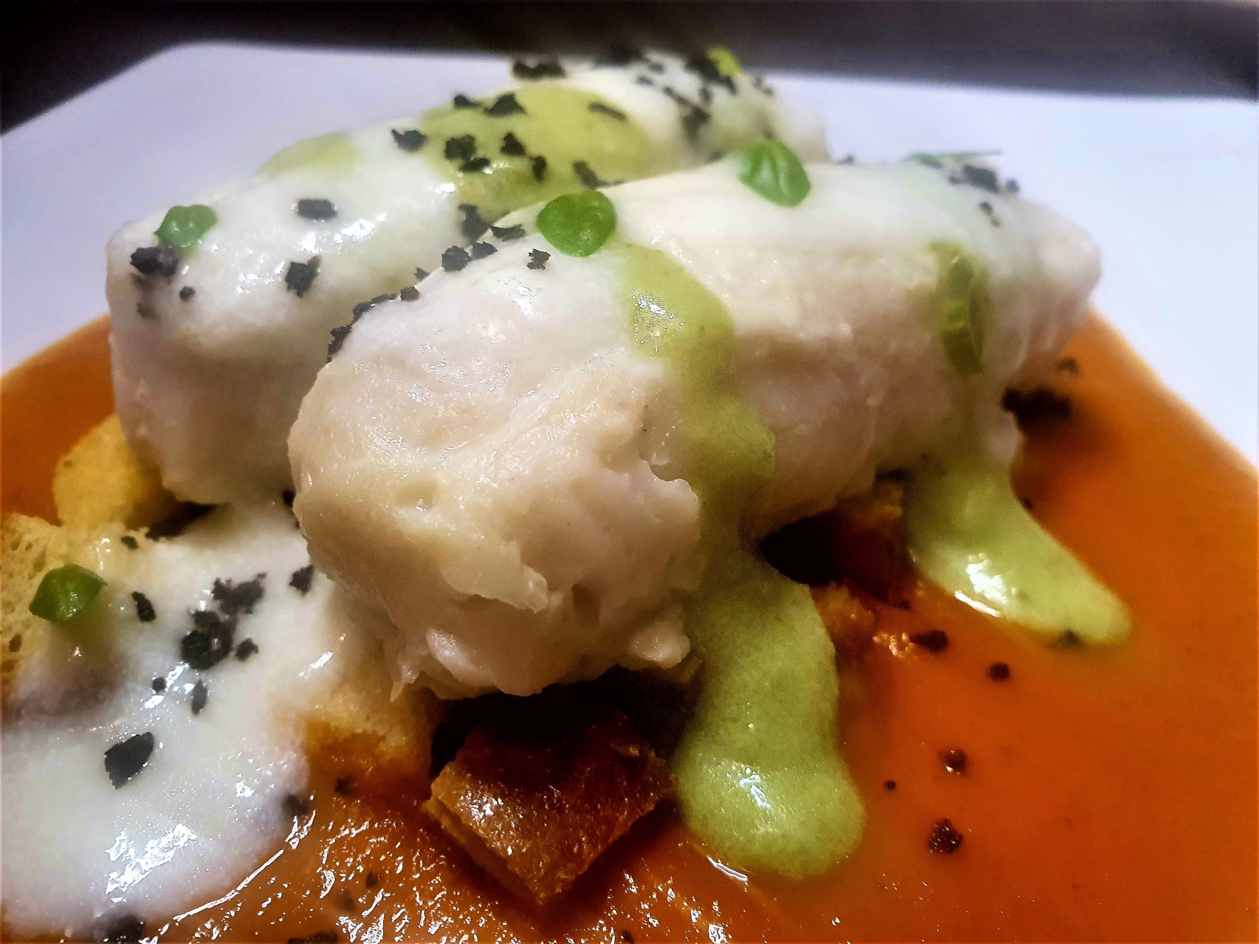 Merluzzo alla pizzaiola con bufala