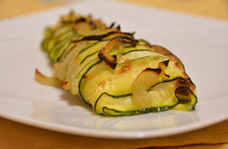 Filetti di merluzzo in crosta di zucchine