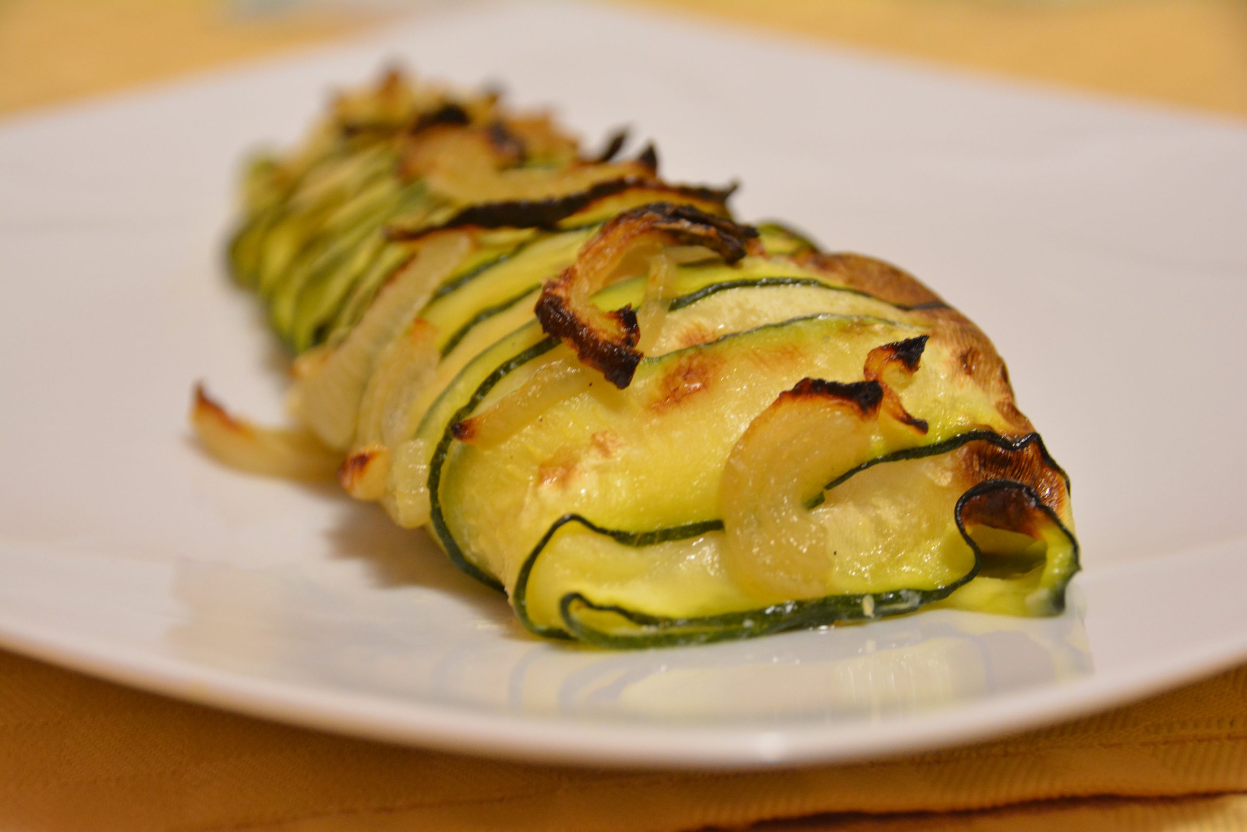 Filetti di merluzzo in crosta di zucchine